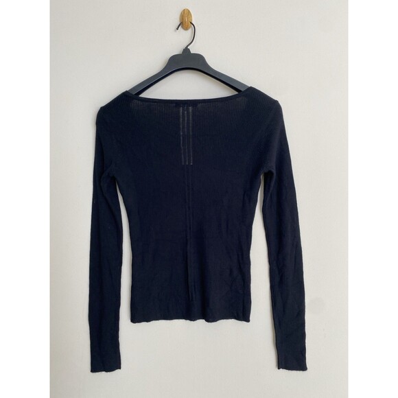 Madewell Merino Wool-Silk Blend Scoopneck Sweater NWT Size L Large - Picture 13 of 13